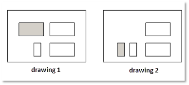 Comparison - Drawing 1 and Drawing 2