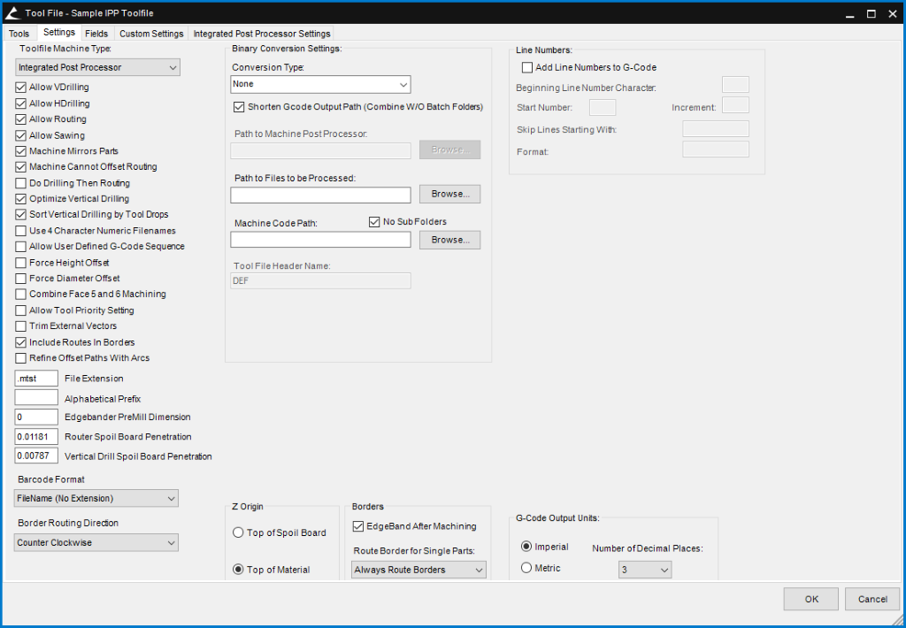 Understanding the Tool File Interface
