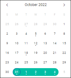 CalendarDescription automatically generated