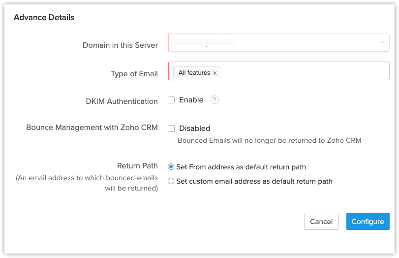 Setting Up Email Relay Online Help Zoho Crm