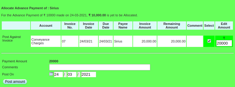 how-to-allocate-vendor-advance-payment