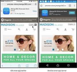 Ios And Android Smart App Banner For Magento Apps