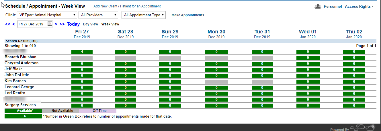 Next available time slot dfa