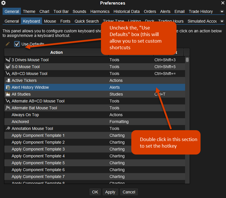 Assigning Hotkeys Within EdgeProX