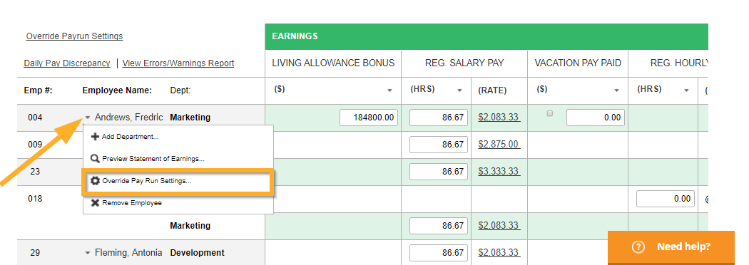 how-to-override-statutory-deductions