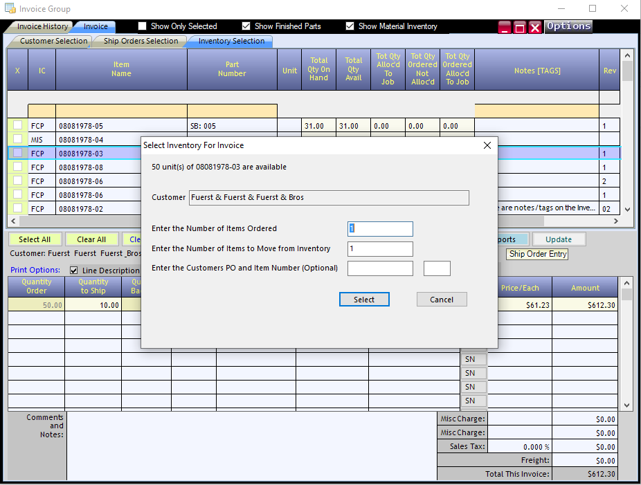Invoice Group
