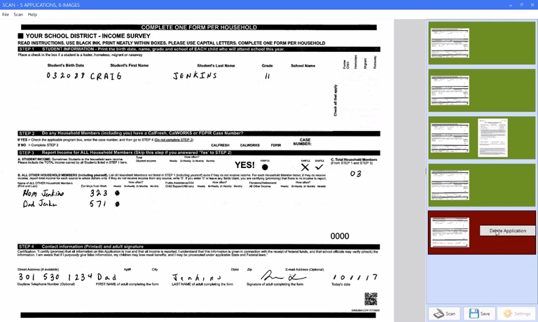 Delete Application from the Strata Apps Scan module