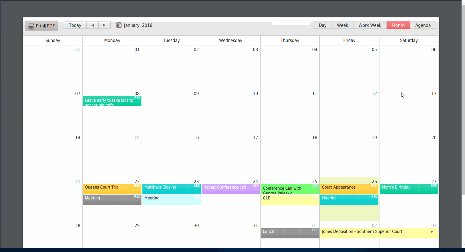 Is there a way to print out my Calendar?