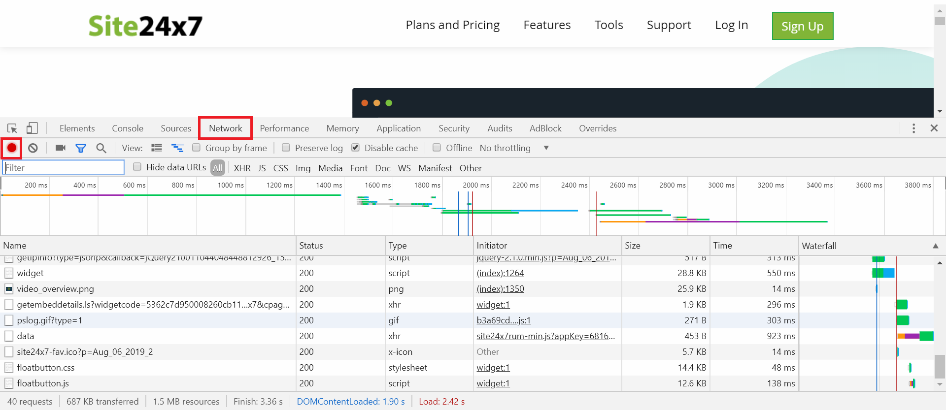 How to generate a HAR file?