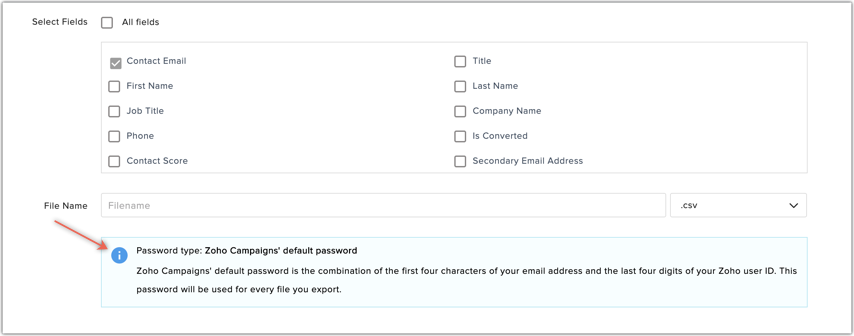 campaign's default password