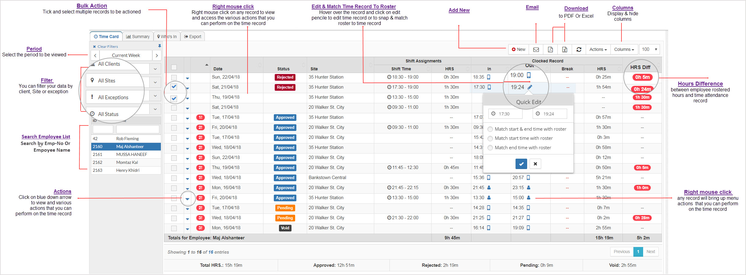 timesheet