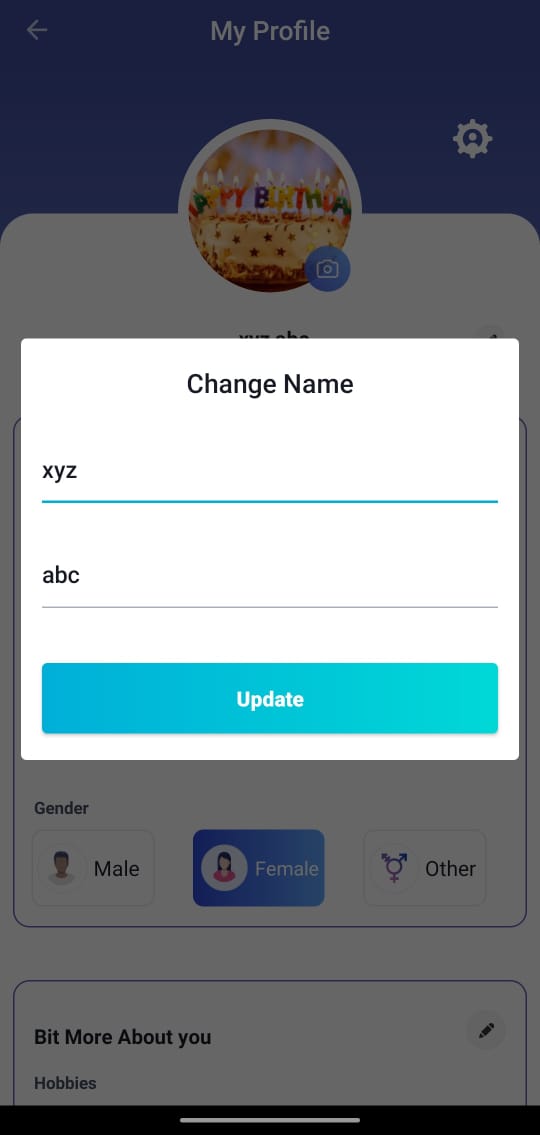 How can I correct my name on ADDA?