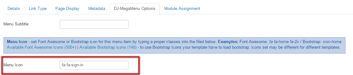Download Font Awesome In Dj Megamenu PSD Mockup Templates