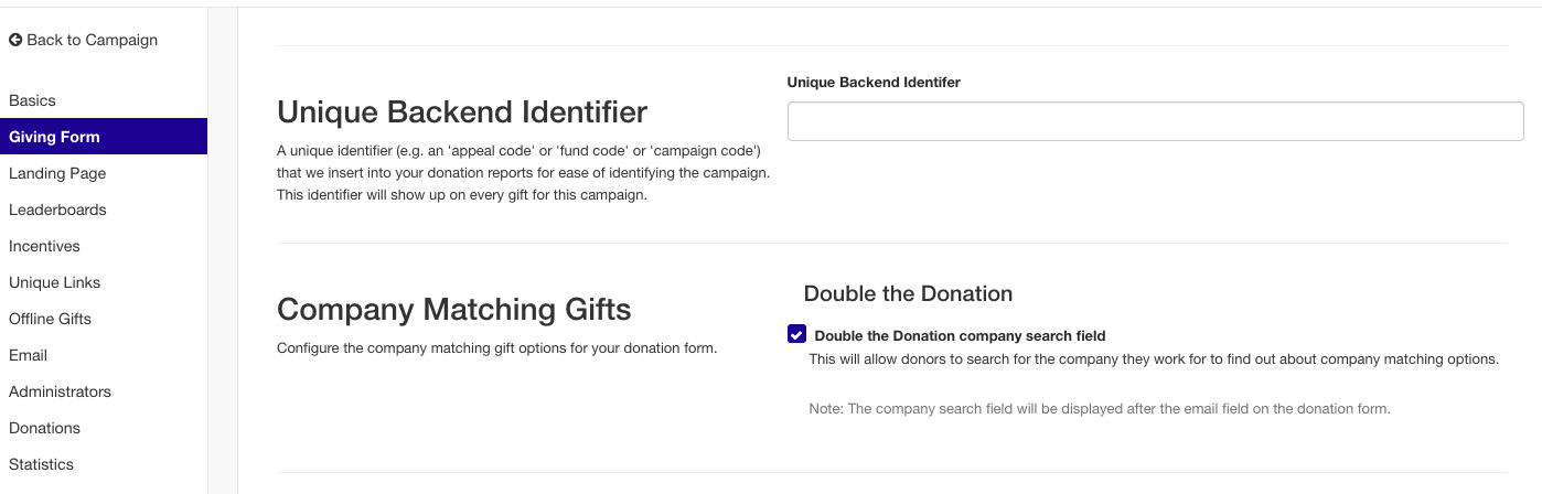 Does Double the Donation integrate with Blackbaud Online Express (OLX)?