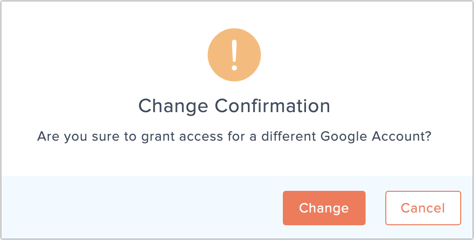 change google account