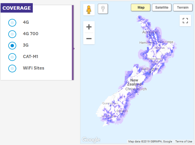 Spark Network Coverage