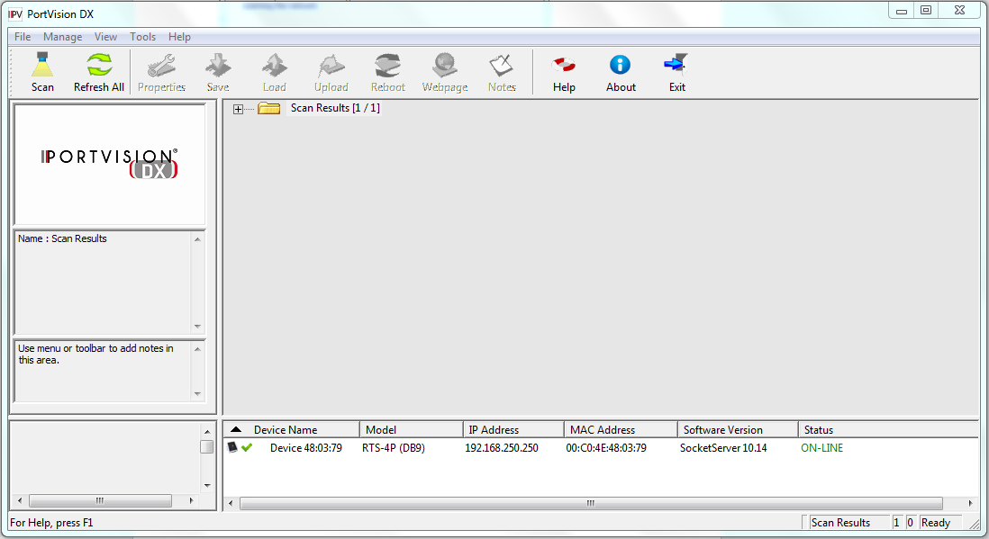 Comtrol DeviceMaster IP Configuration Procedure