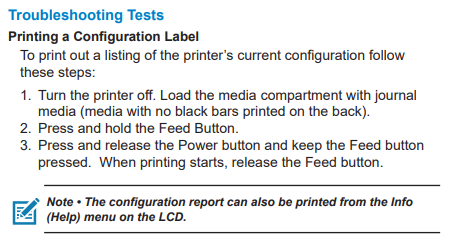 Mobile Printer Setup - For Zebra ZQ630