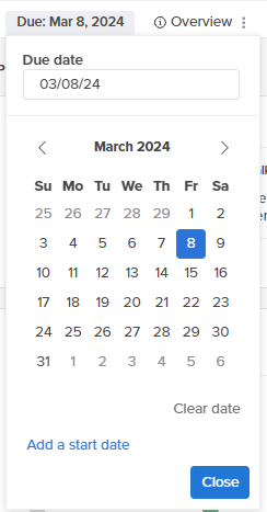 A screenshot of a calendarDescription automatically generated