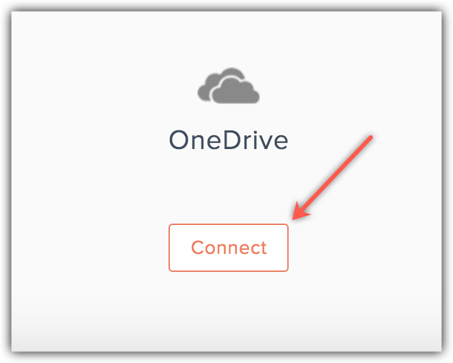 connect with onedrive