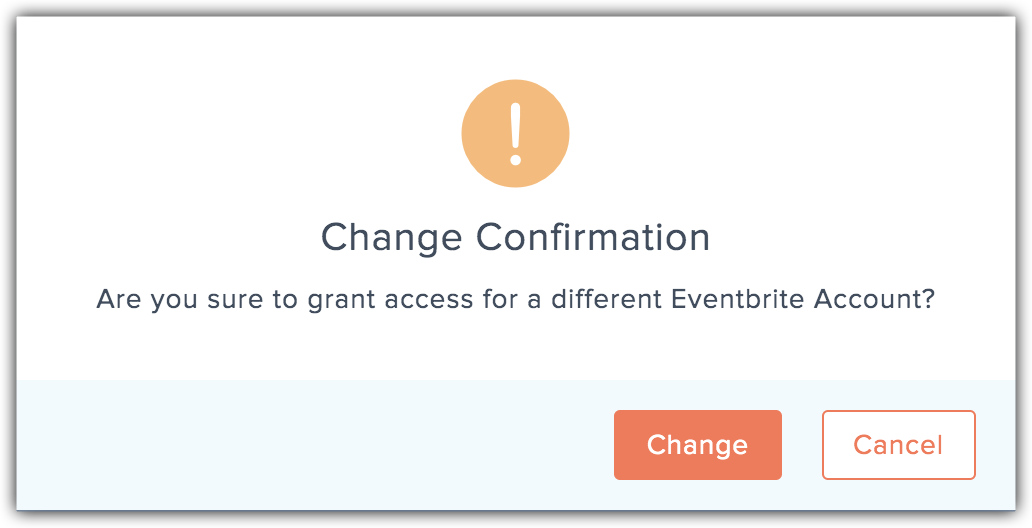 eventbrite change confirmation