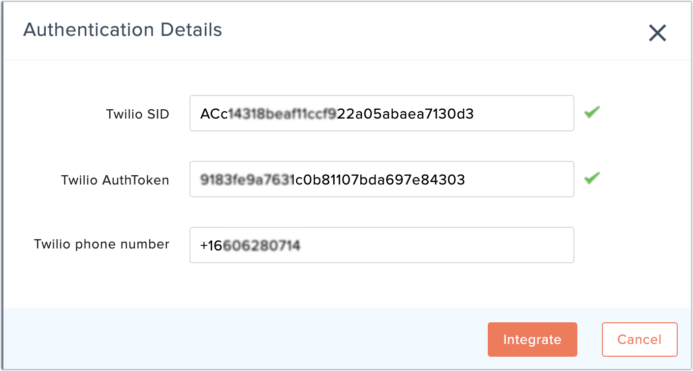 twilio integration