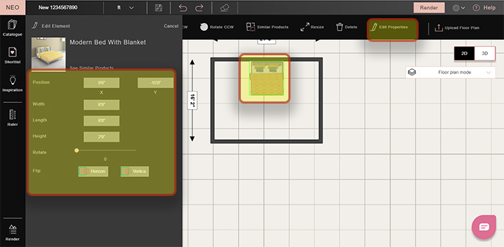 3d floor plan