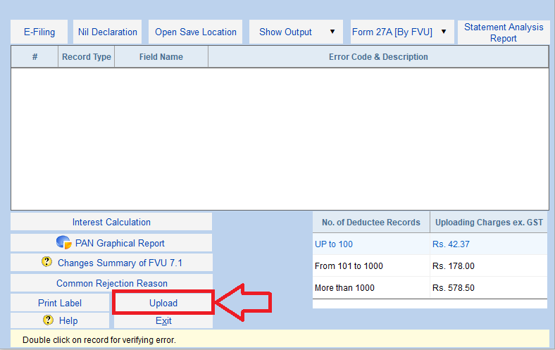 How to upload TDS Return through Software?