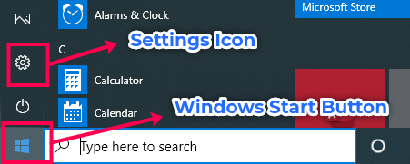 Windows Setting Icon