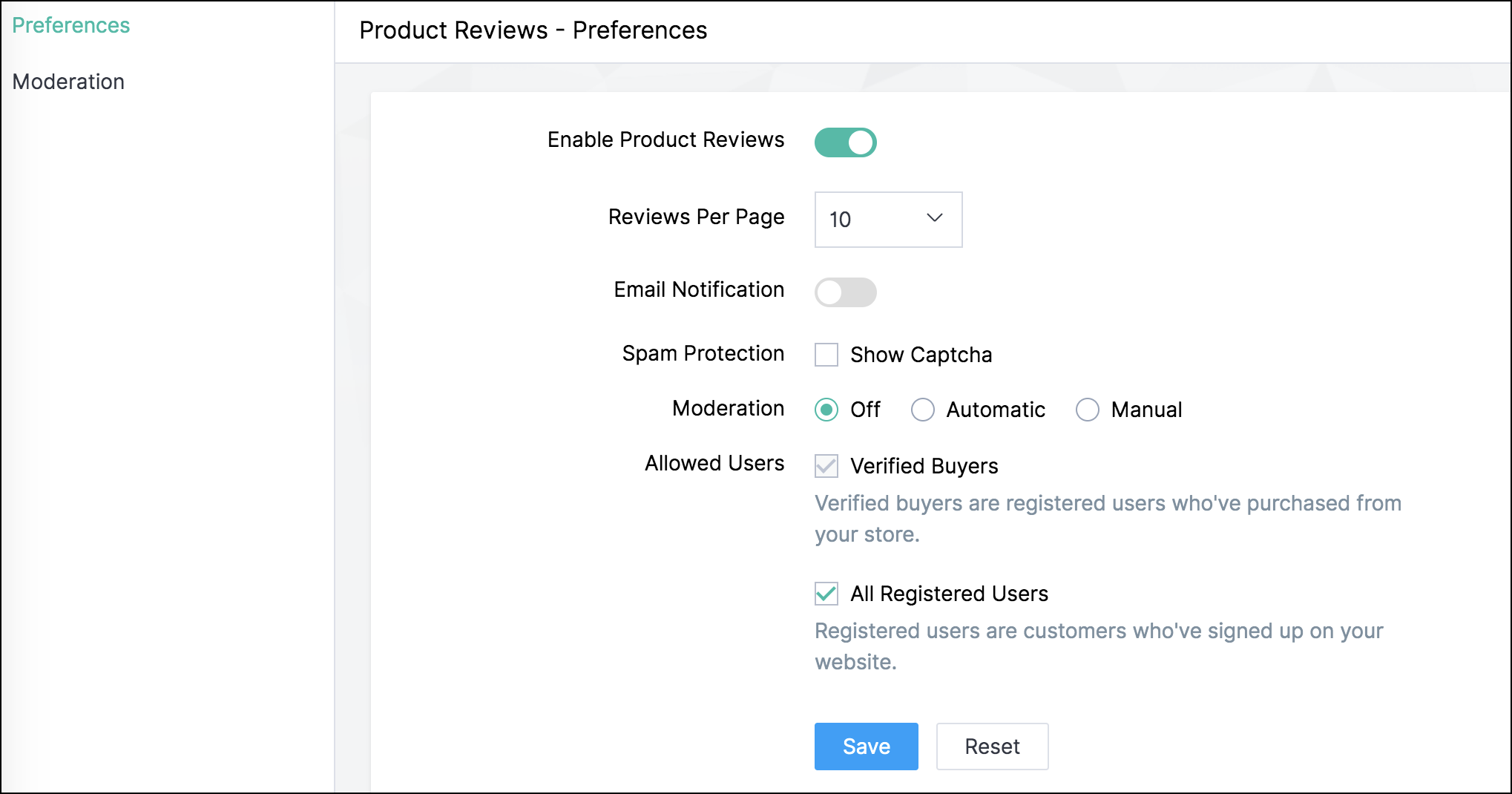Product Reviews - Allow customers to leave review photos