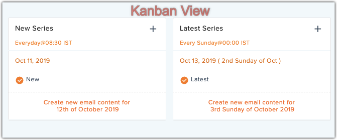 Kanban view autoresponder