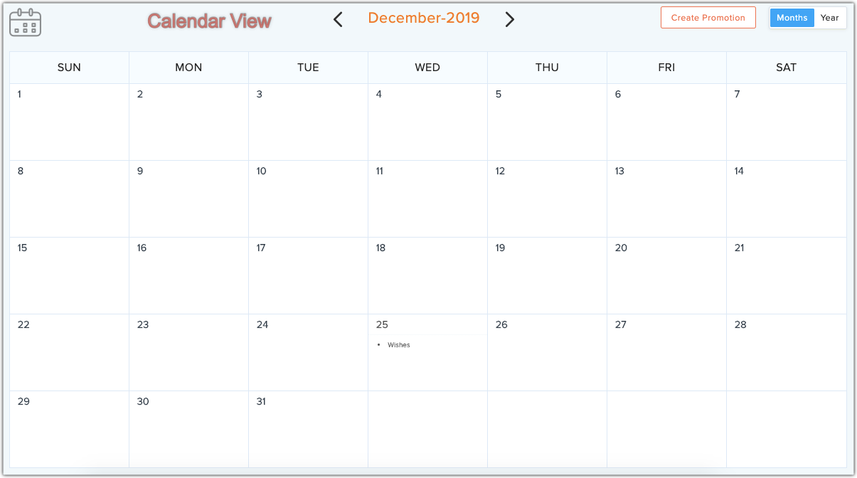 calendar view autoresponder