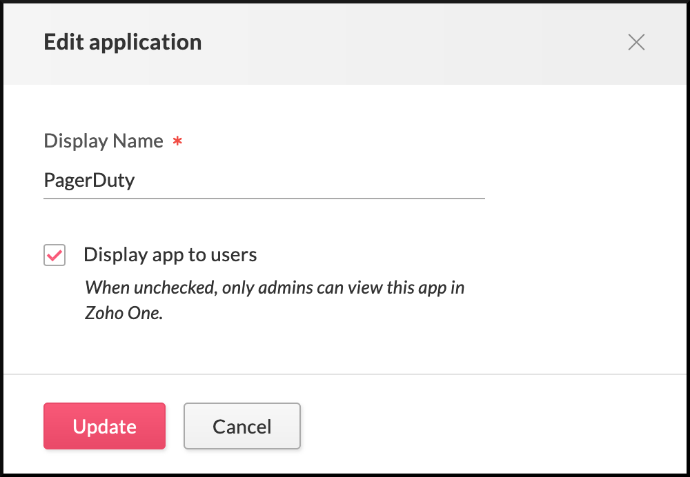 Displaying PagerDuty to all users with access