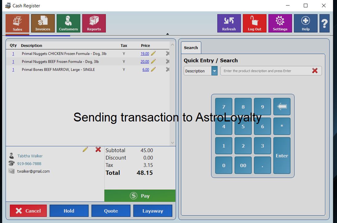 Pinogy POS Integration | How to Use the Integration with Astro