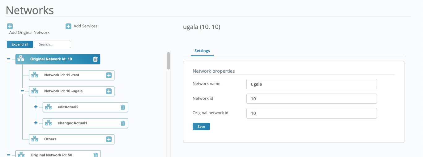 Icareus Networks Tree View