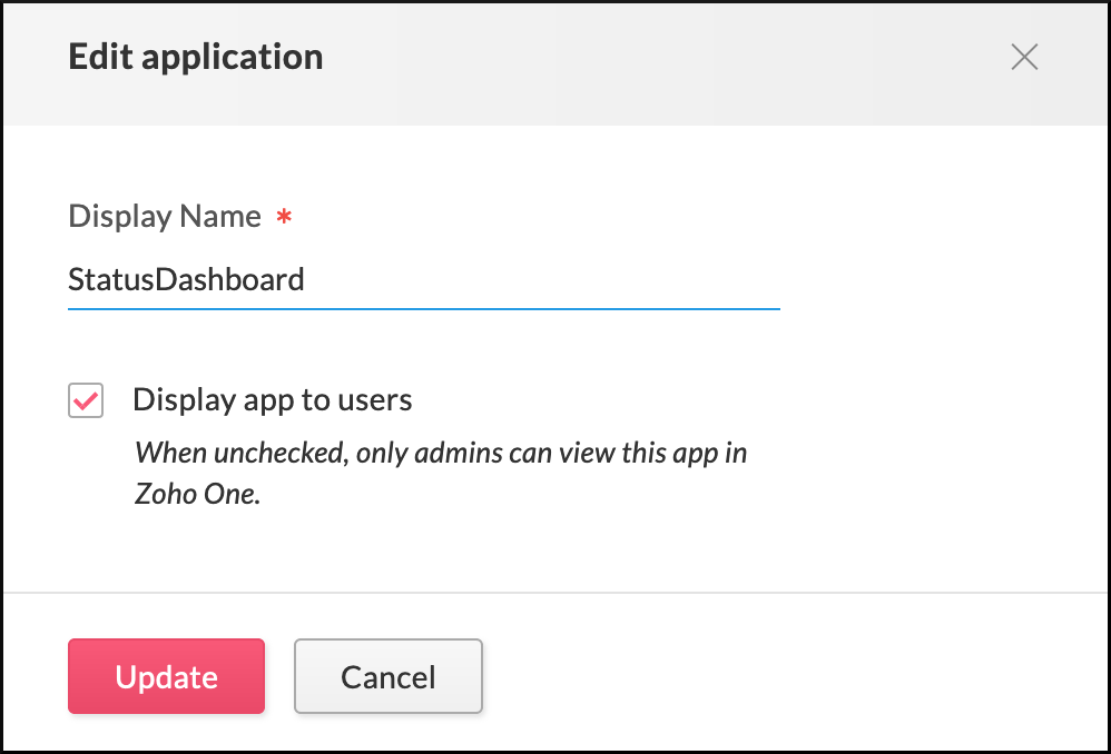 Displaying StatusDashboard to all users