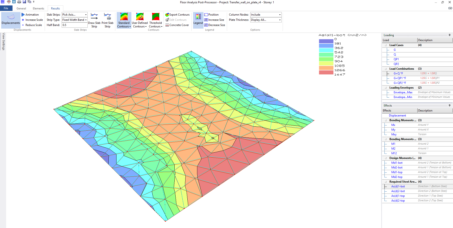 ProtaStructure How to model a Transfer Slab