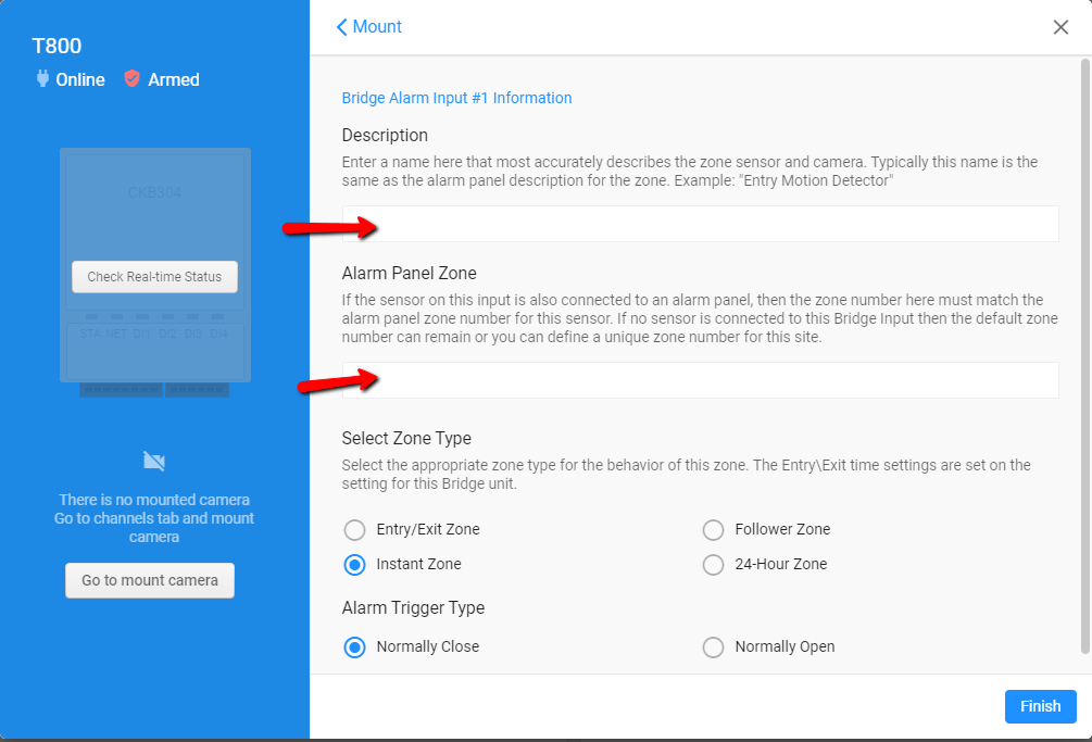 Mounting Cameras Using the Video Stream URL Function