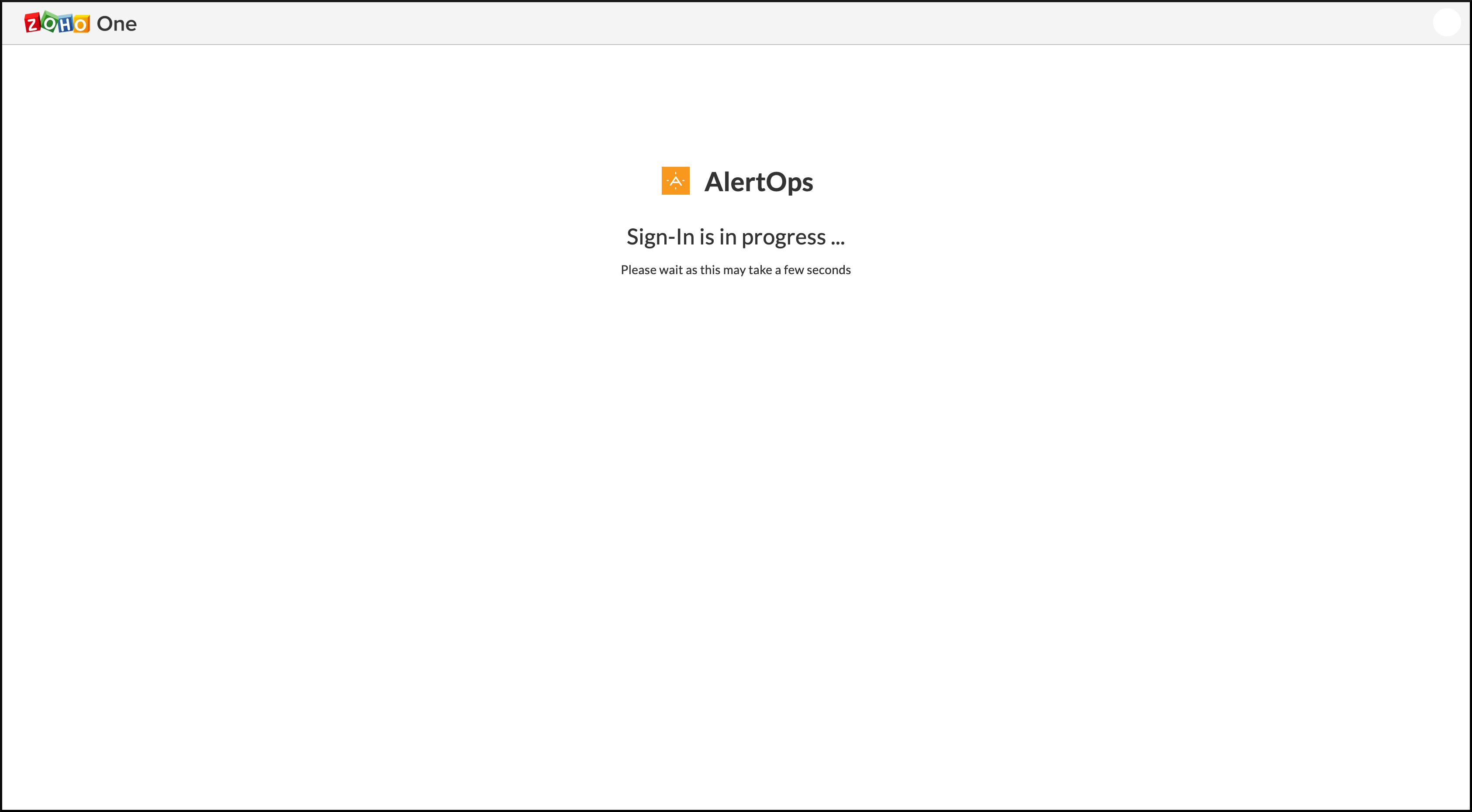 Signing in to AlertOps with SSO