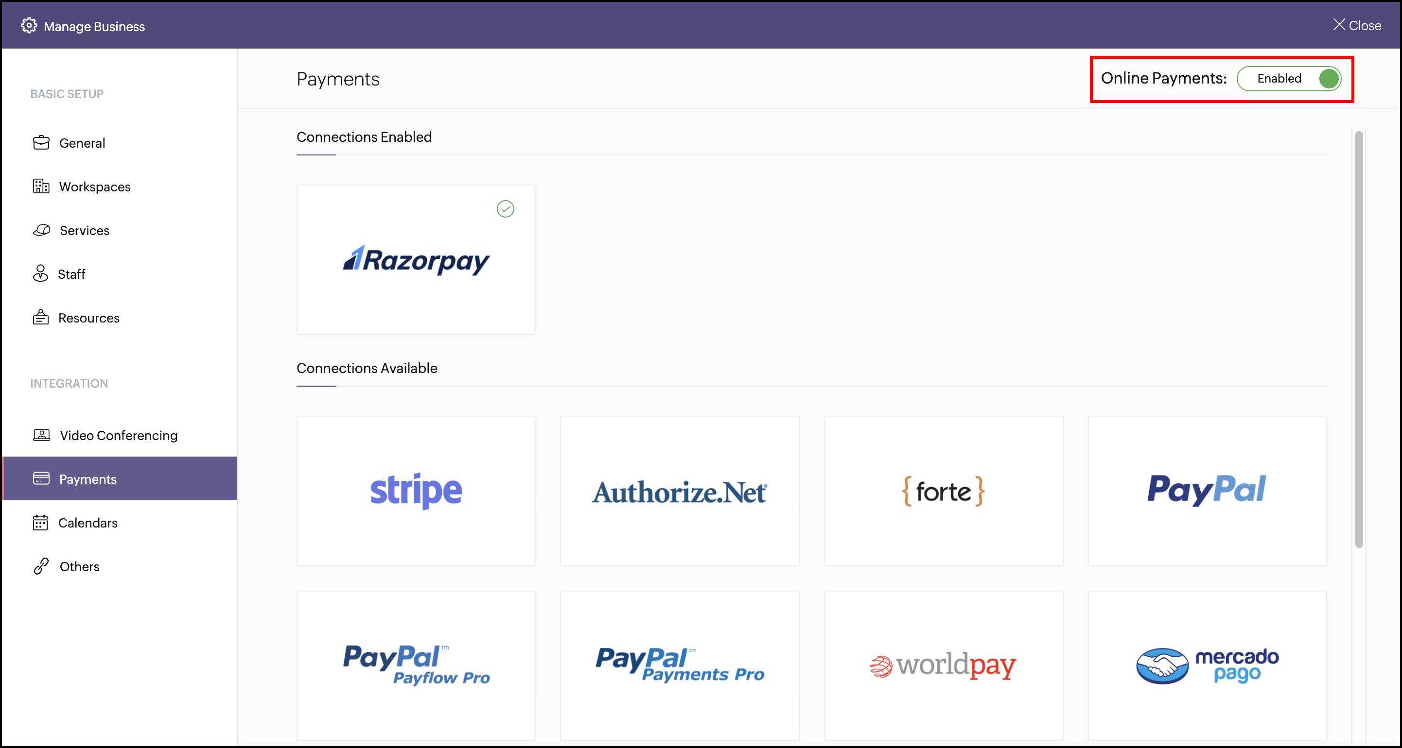 Razorpay Payment Integration