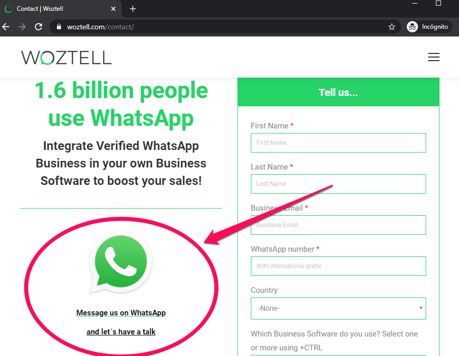 How To Use Whatsapp Links In Your Website Woztell