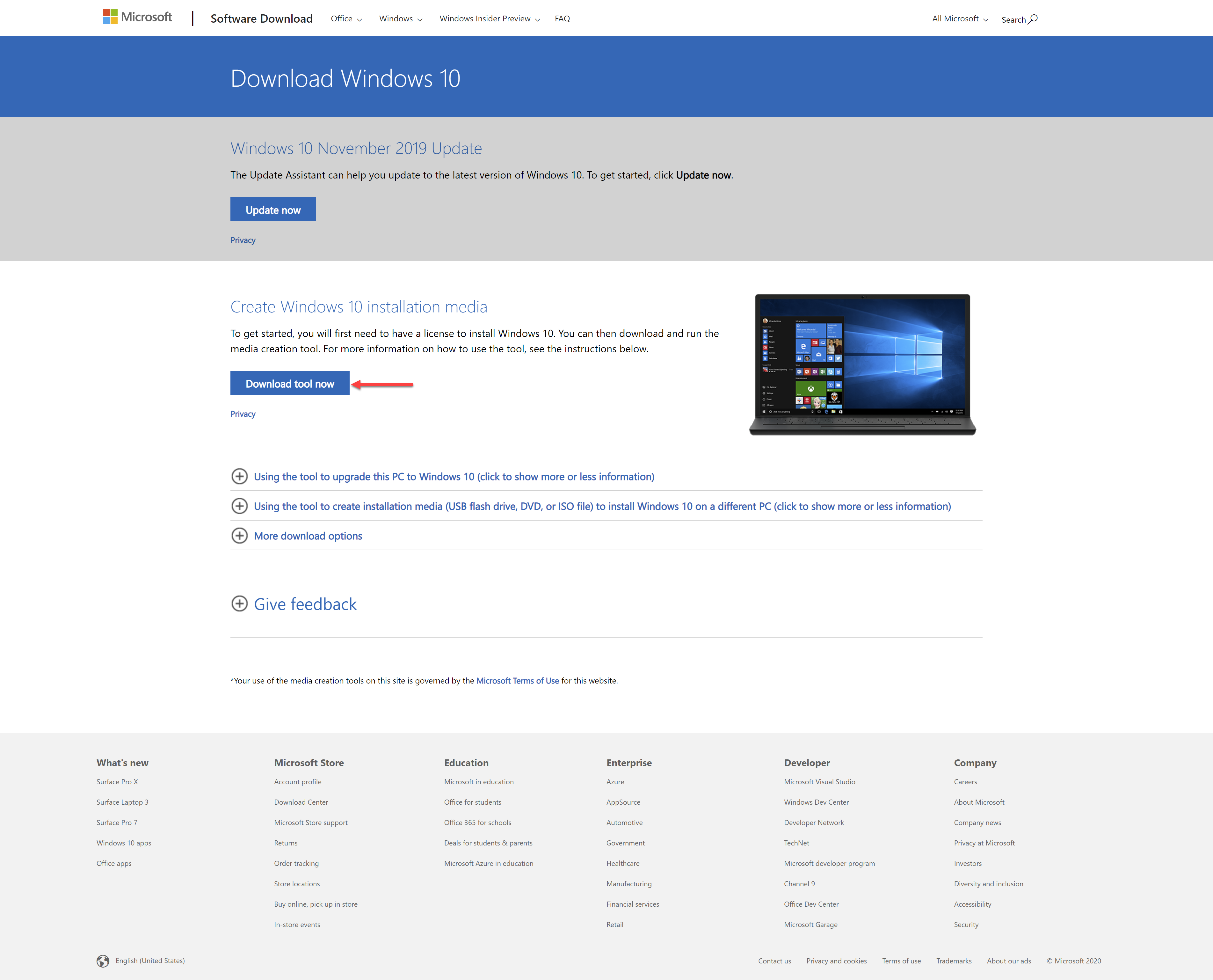 Windows 10 Download Media Creation Tool DirectDeals