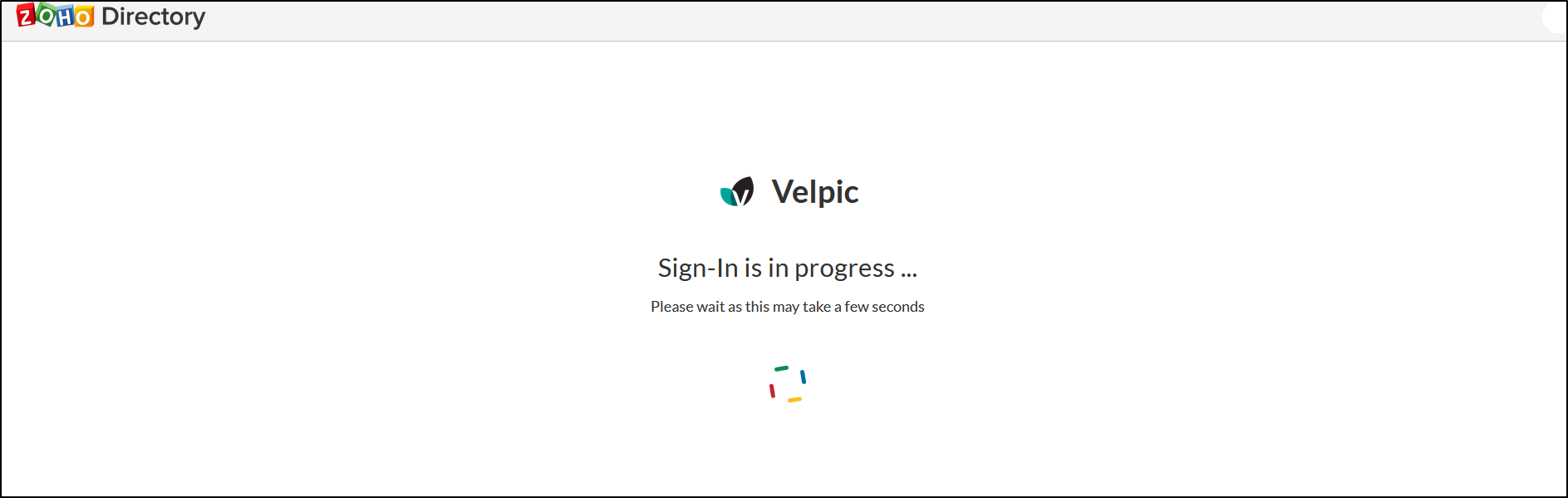 Testing SSO for Velpic