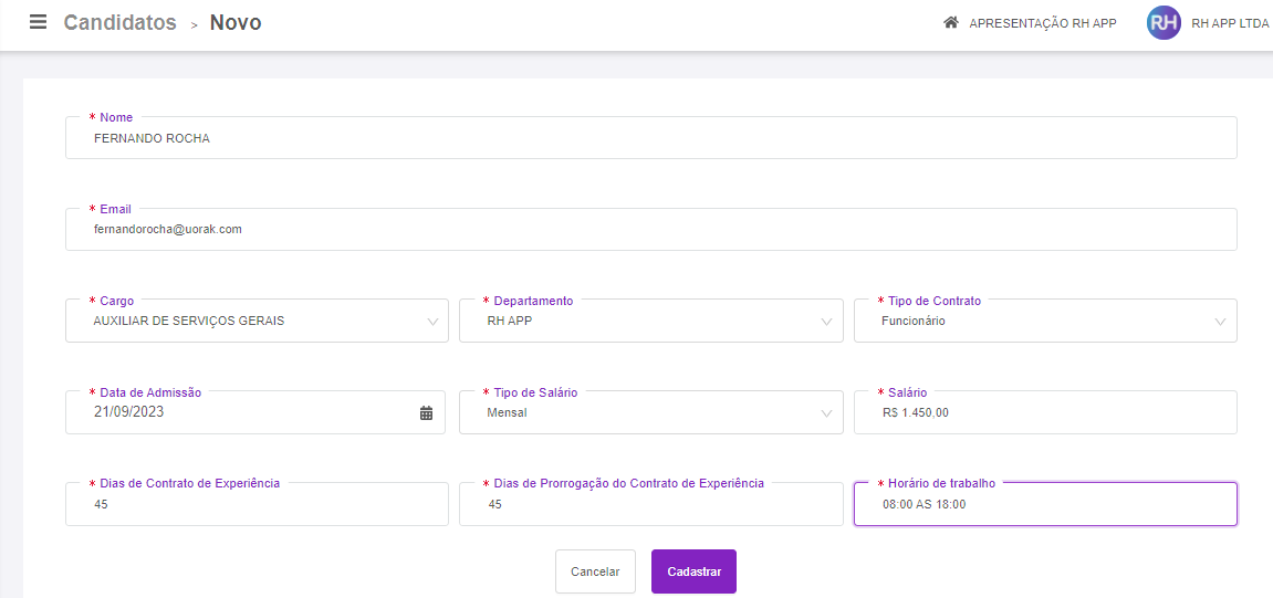 Interface gráfica do usuário, AplicativoDescrição gerada automaticamente