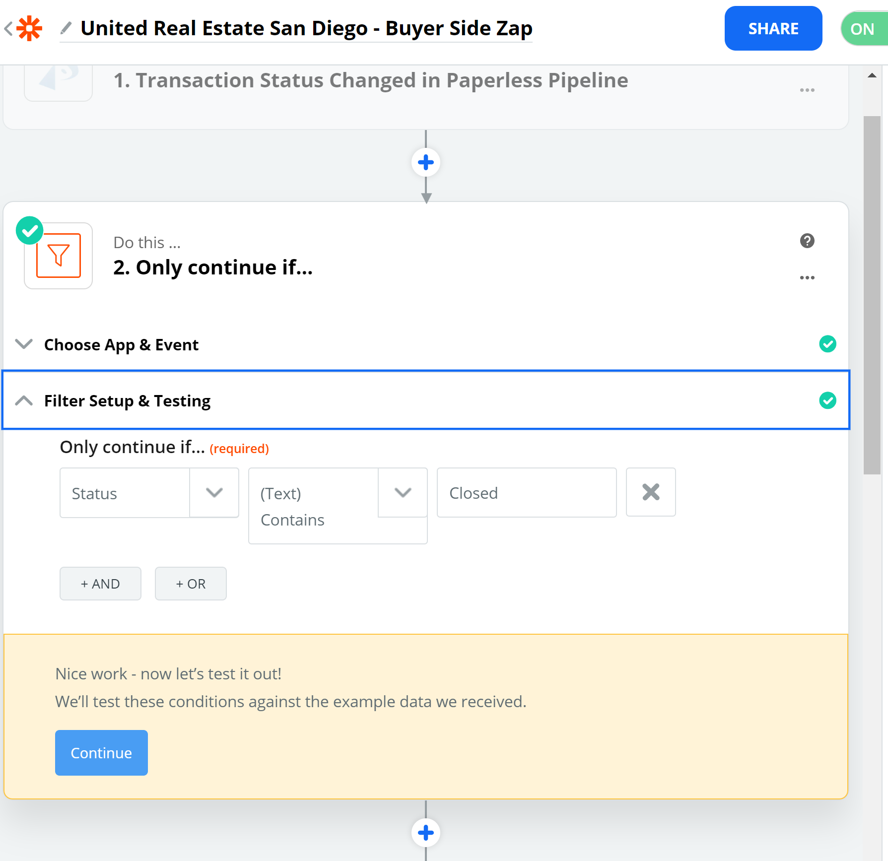 Paperless Pipeline Zapier Integration