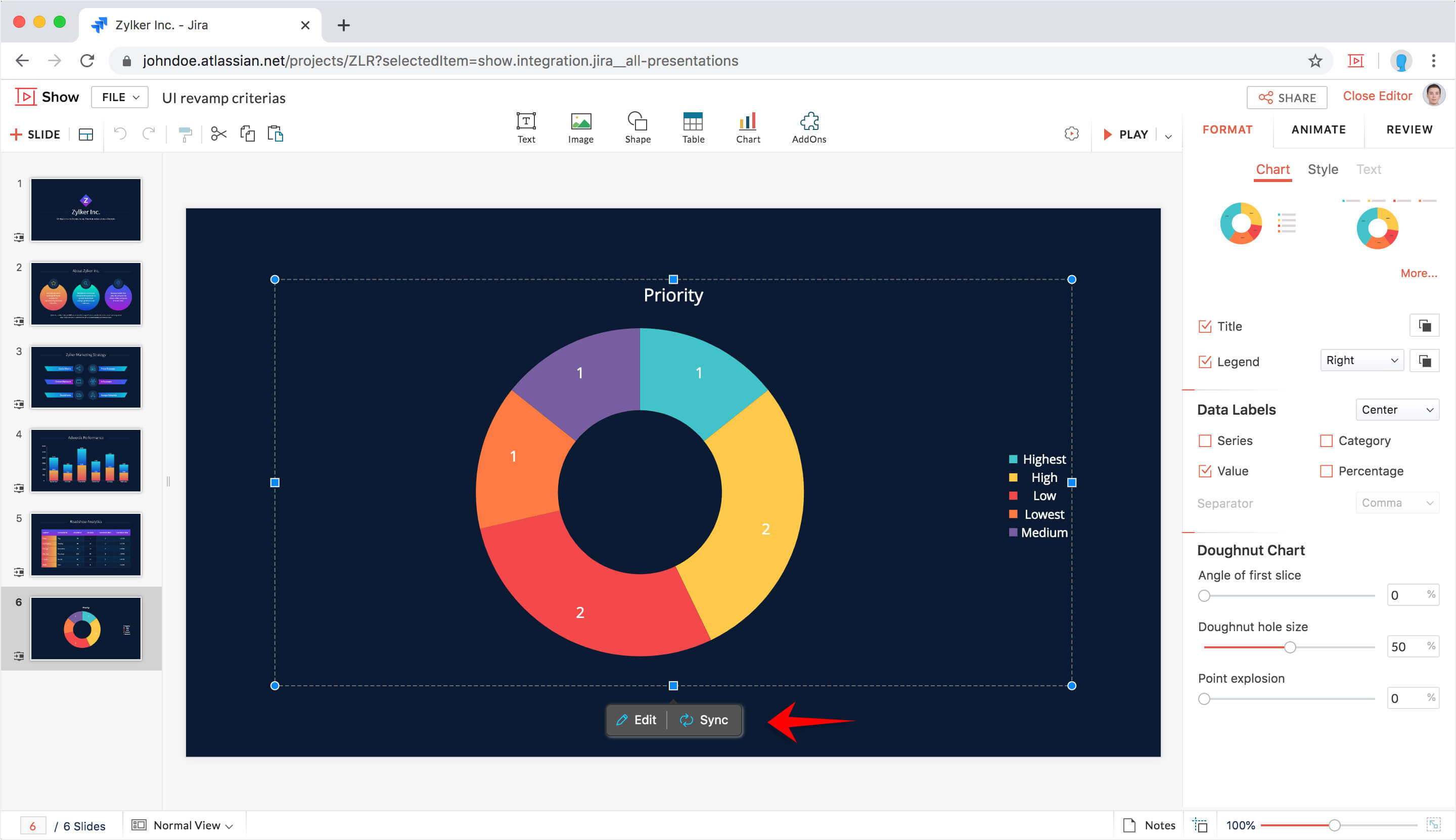 Edit and Sync Jira card details.