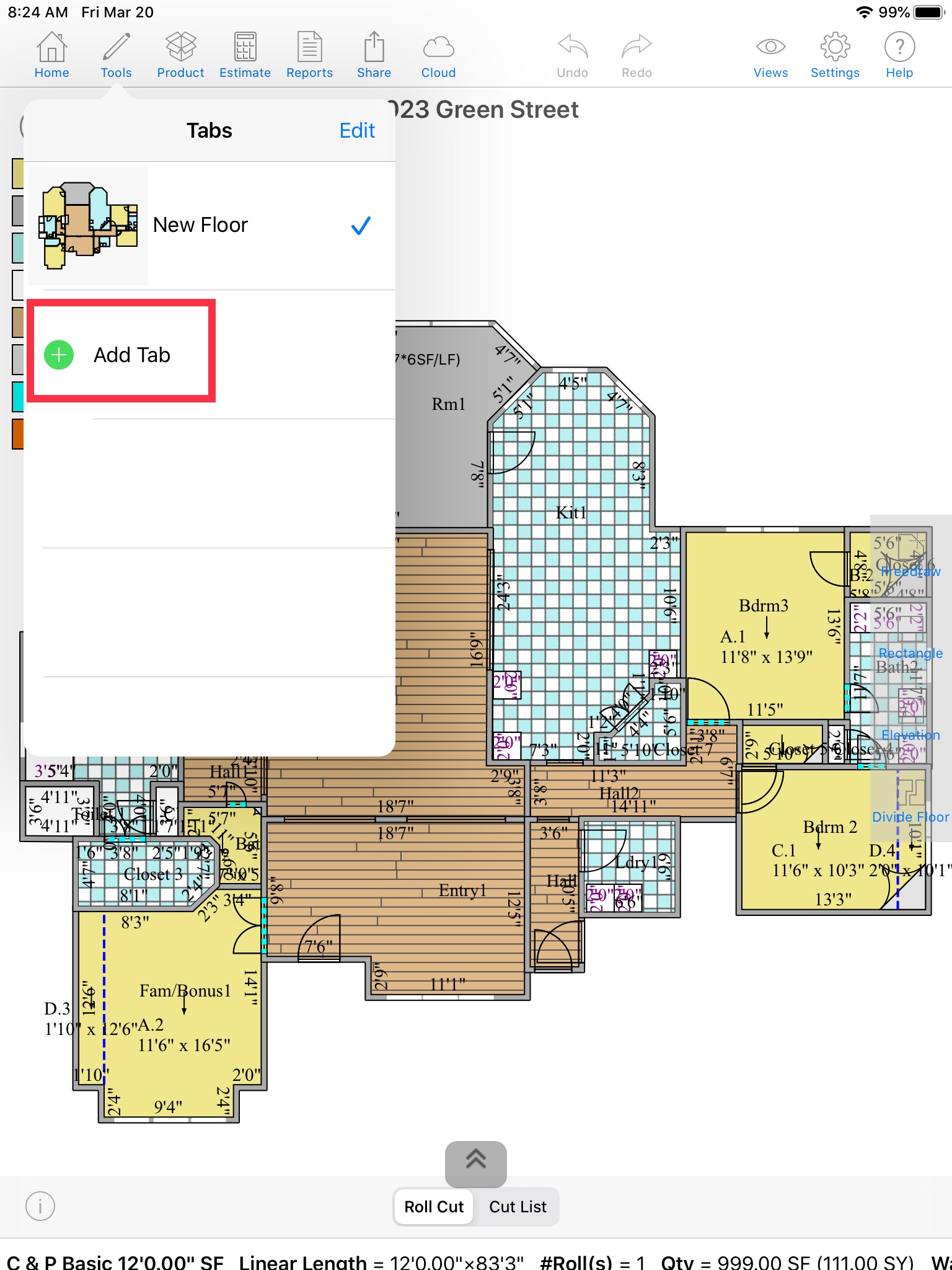 how-to-add-a-new-tab-floor-on-ipad