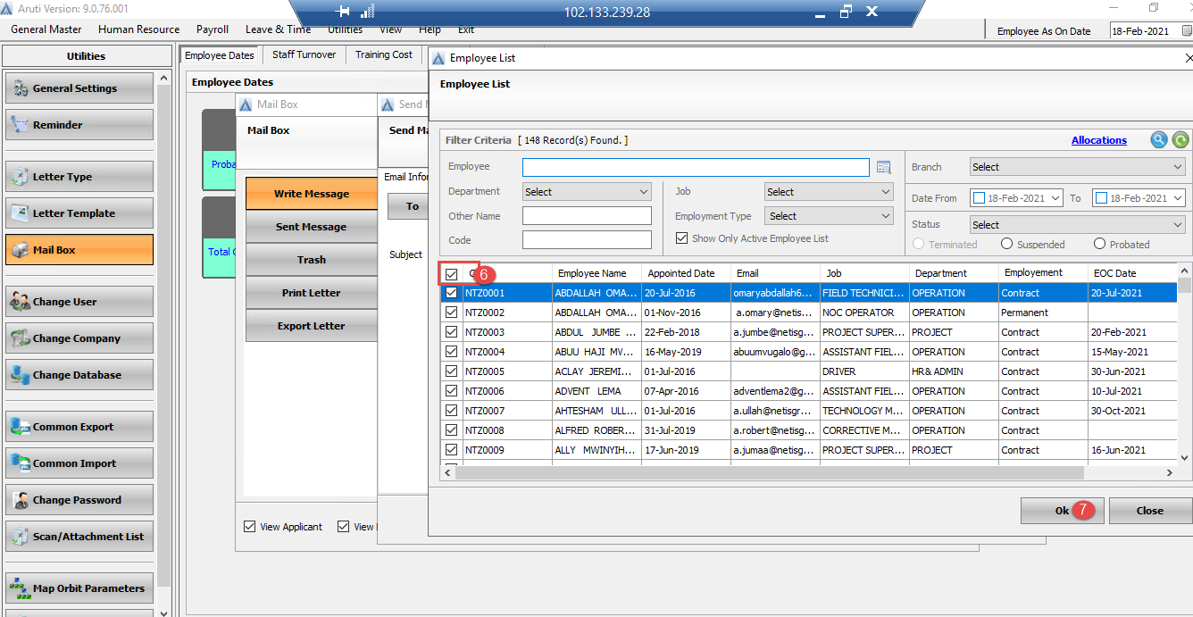 How to e-mail Self Service Login Details to Selected or All Employees ...