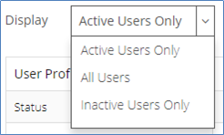 Customizing the User Administration Dashboard