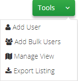 Customizing the User Administration Dashboard